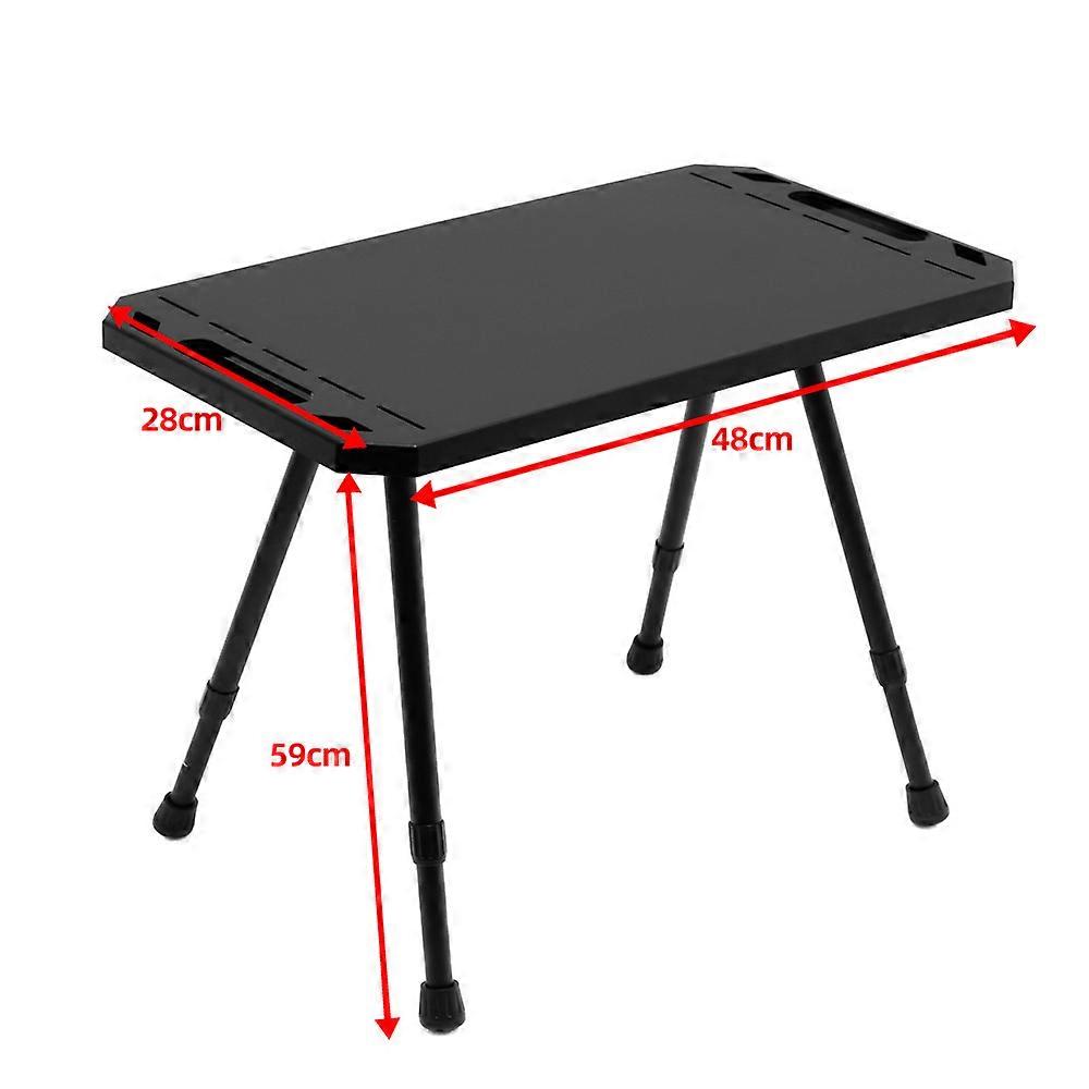 Foldable Camping Tables Aluminum Alloy Lightweight Folding Table Adjustable Height Picnic Desk