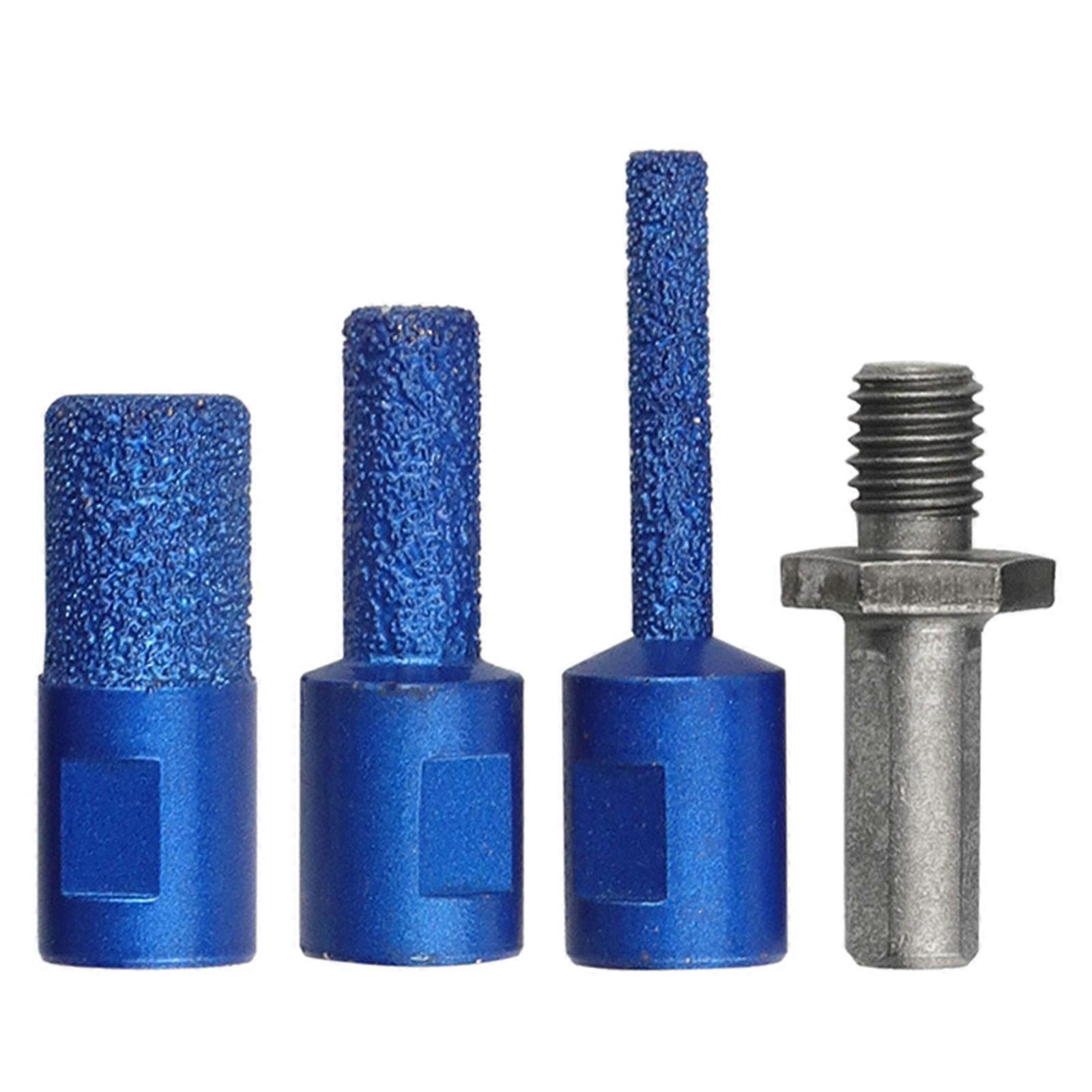 Edge Trimming Cutter Combination Set for 100 Type Angle Grinder with Drill Adapter Rod Attachment, 5/10/15mm Selection
