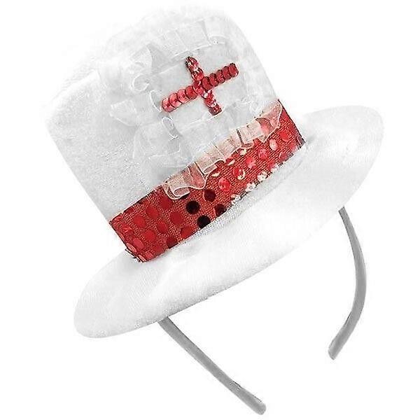 Amscan St George Cross Headband With Attached Hat