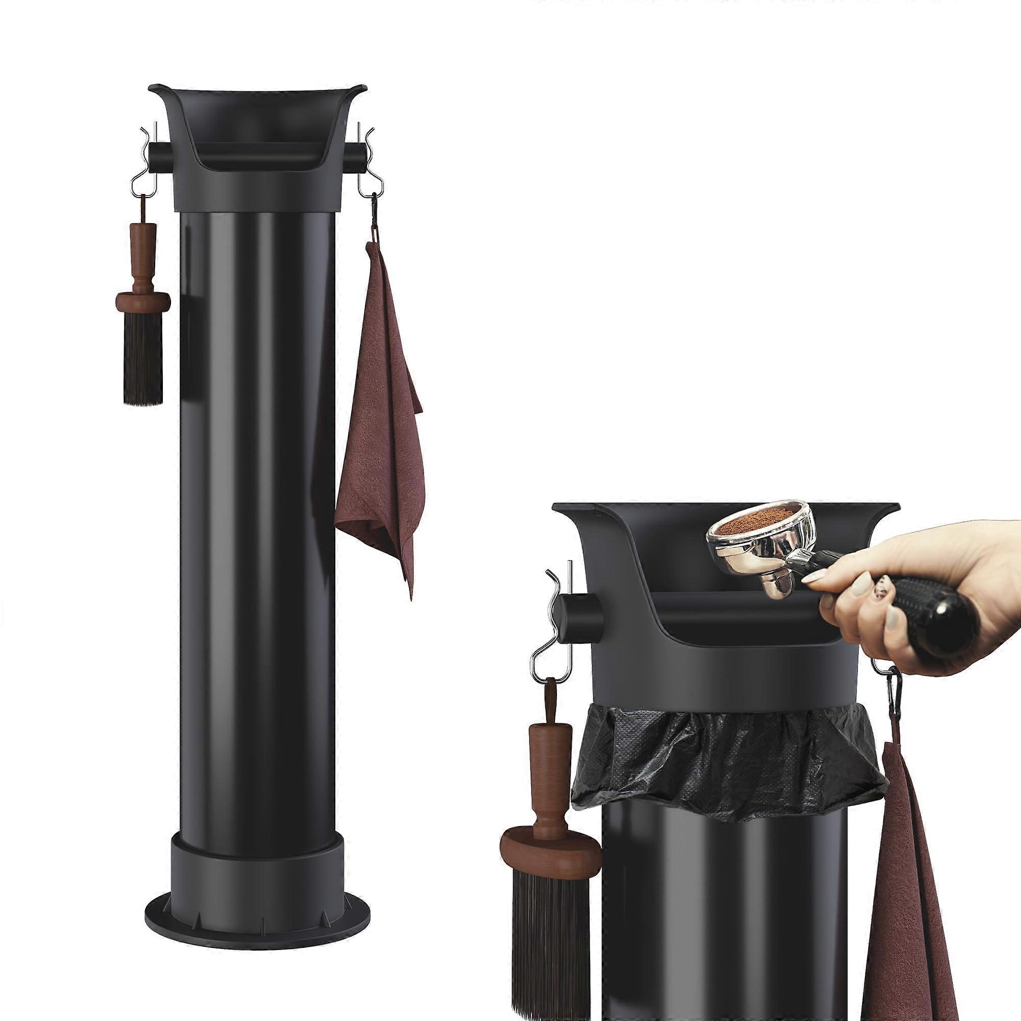 Espresso Knock Box for Coffee Pucks, Commercial 15L Capacity Coffee Grounds Disposal