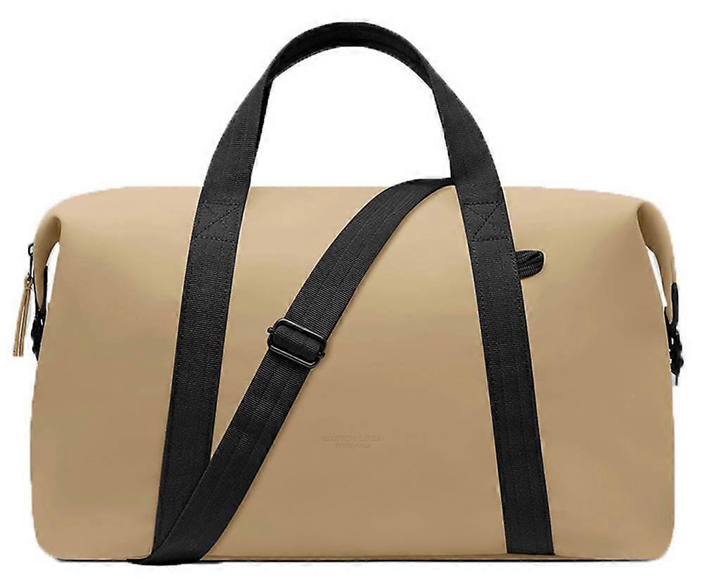 Gaston Luga Dash Weekender Small Travel Bag - Latte Beige