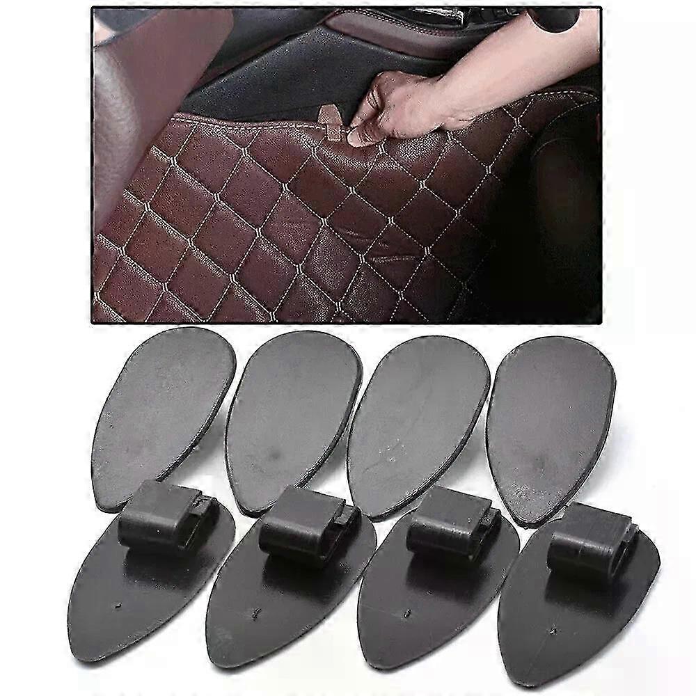 Universal 20/40/60pcs Car Floor Mat Clips Fixing Grips Anti Slip Buckle Black Floor Trunk Carpet Liner Mat Retainer Clip