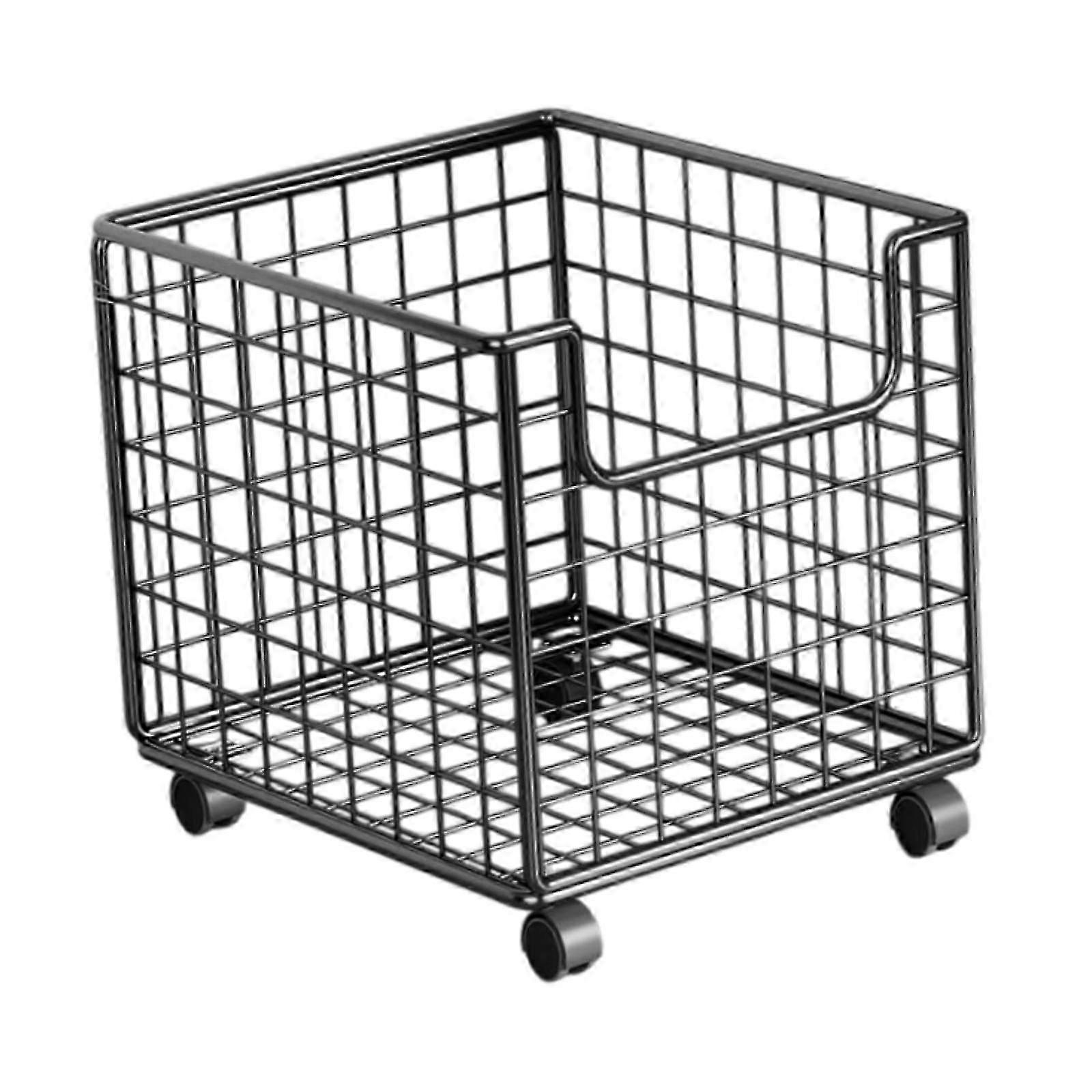 Sturdy Rolling Storage Cart for Effective Organization in Living Room, Dining Room, or Kitchen Spaces