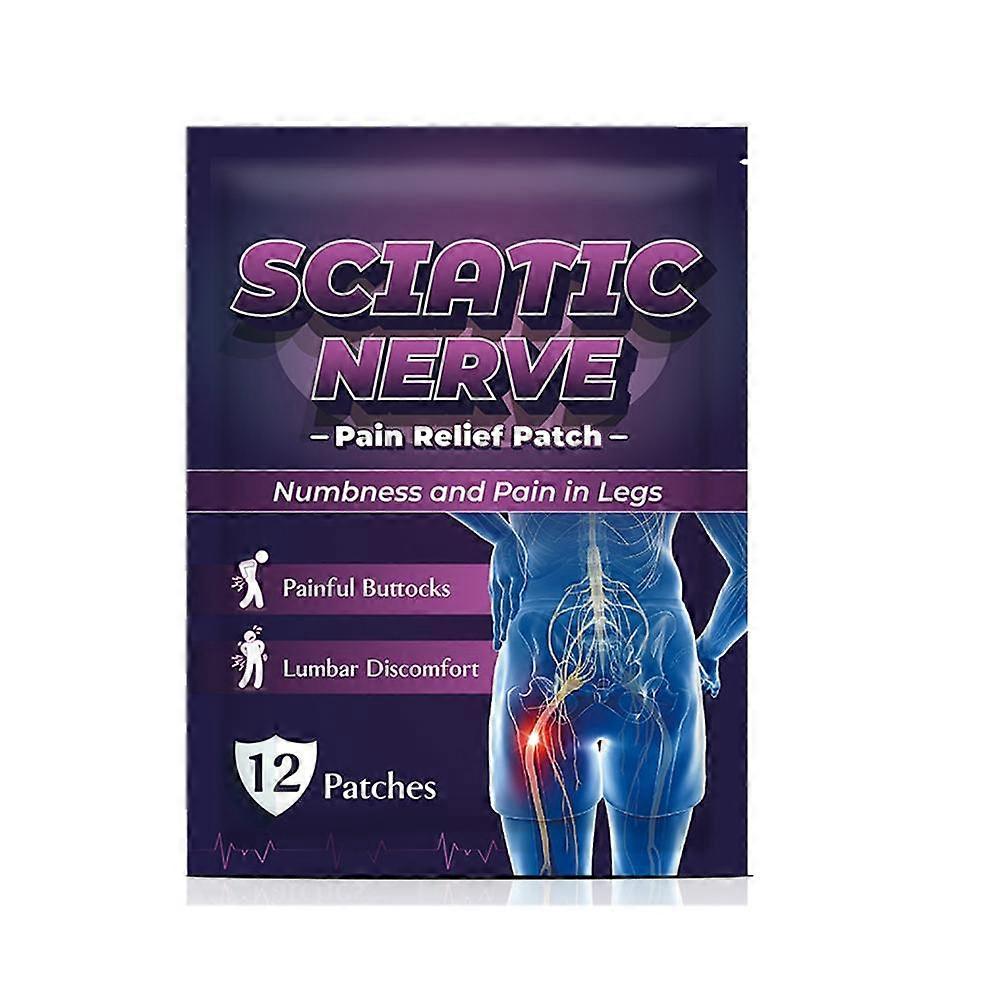 12pcs acupuncture patch (A) $sumifun plaster sciatic nerve acupuncture patch lumbar patch