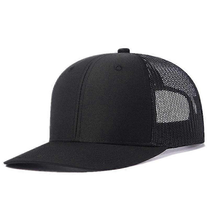 New Unisex Trucker Hat Slight Curved Brim Style Baseball Cap Men Women Casual Breathable Summer Cap