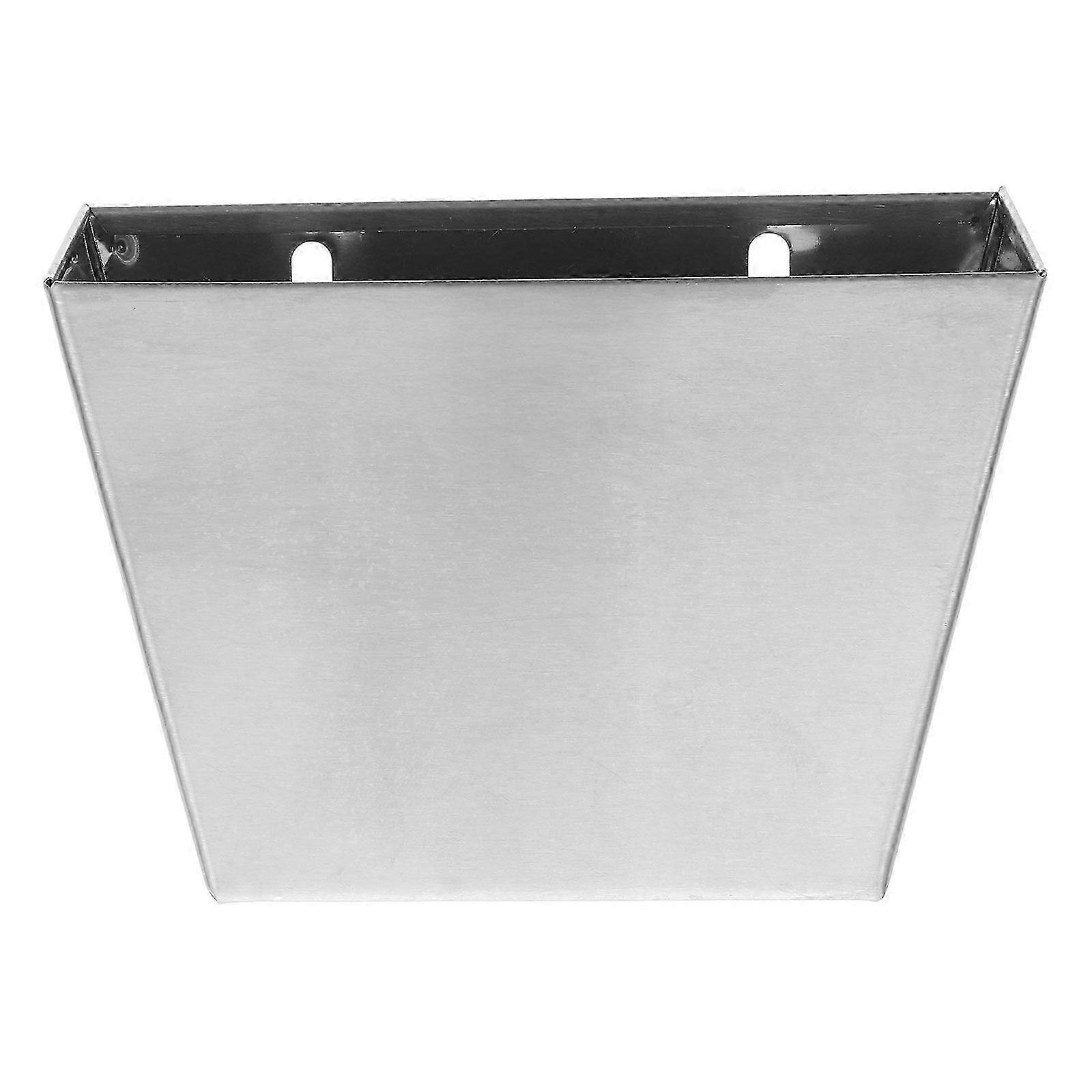 Stainless Steel Wall Mount Beer Cap Catcher with Drain - Silver