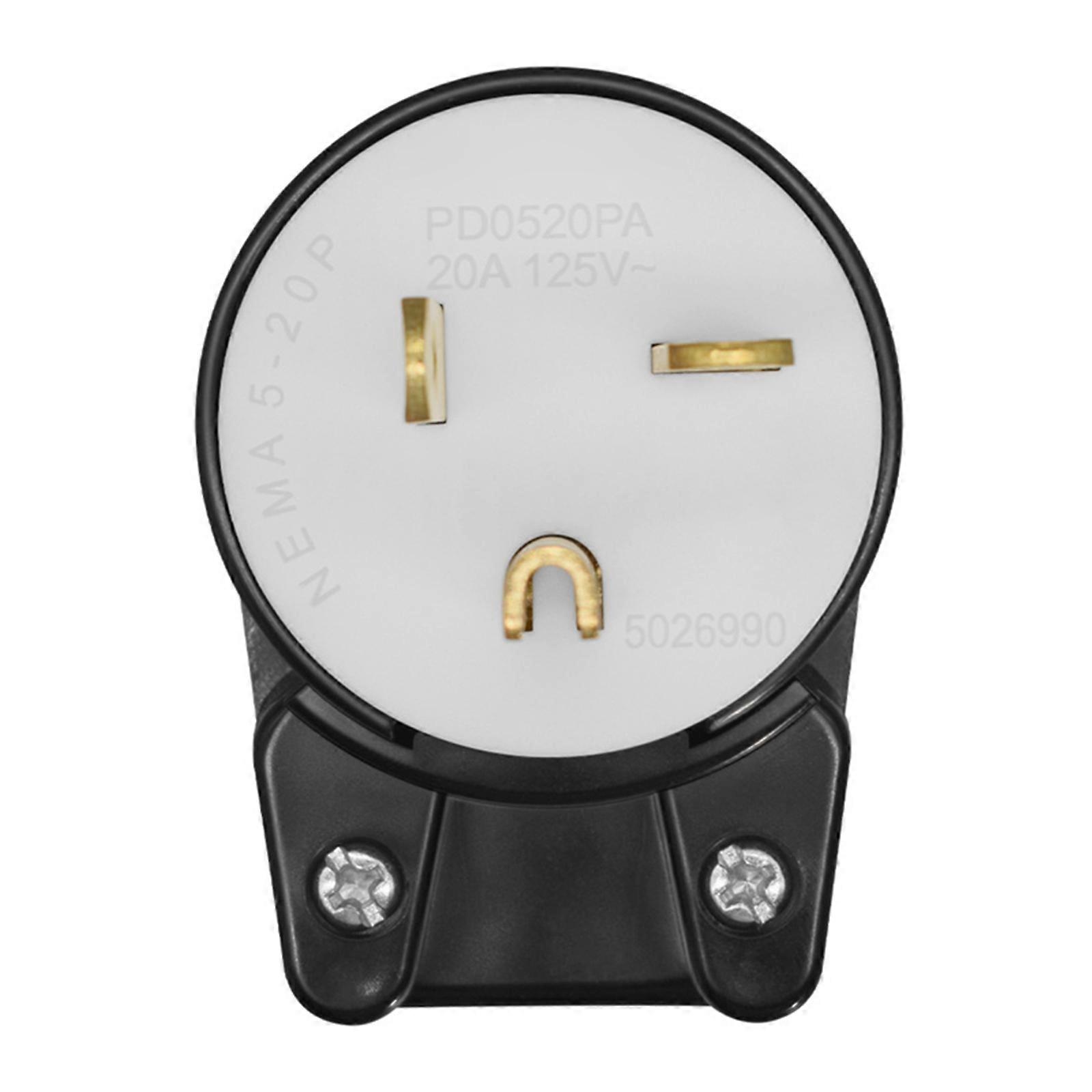 Nema 5 20P Power Plug Support 20A 125V Power for Workshop Equipment and Office Devices