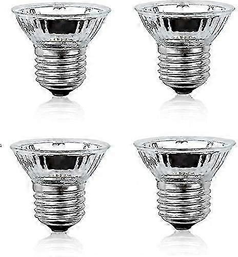 6pc Tortoise Heat Lamp Bulb, UVA UVB 75W E27 Reptile Full Spectrum Halogen