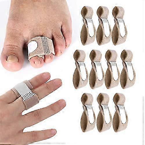10 Pack Hammer Toe Correctors & Separators for Broken Sprained Toes