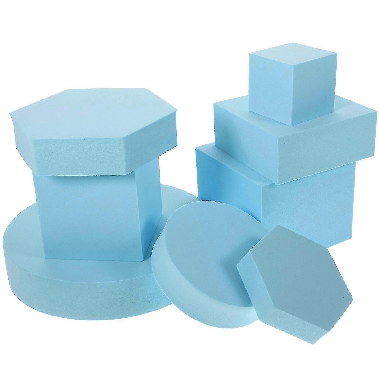 8pcs Geometry Cube Photography Props for Cosmetics and Jewelry