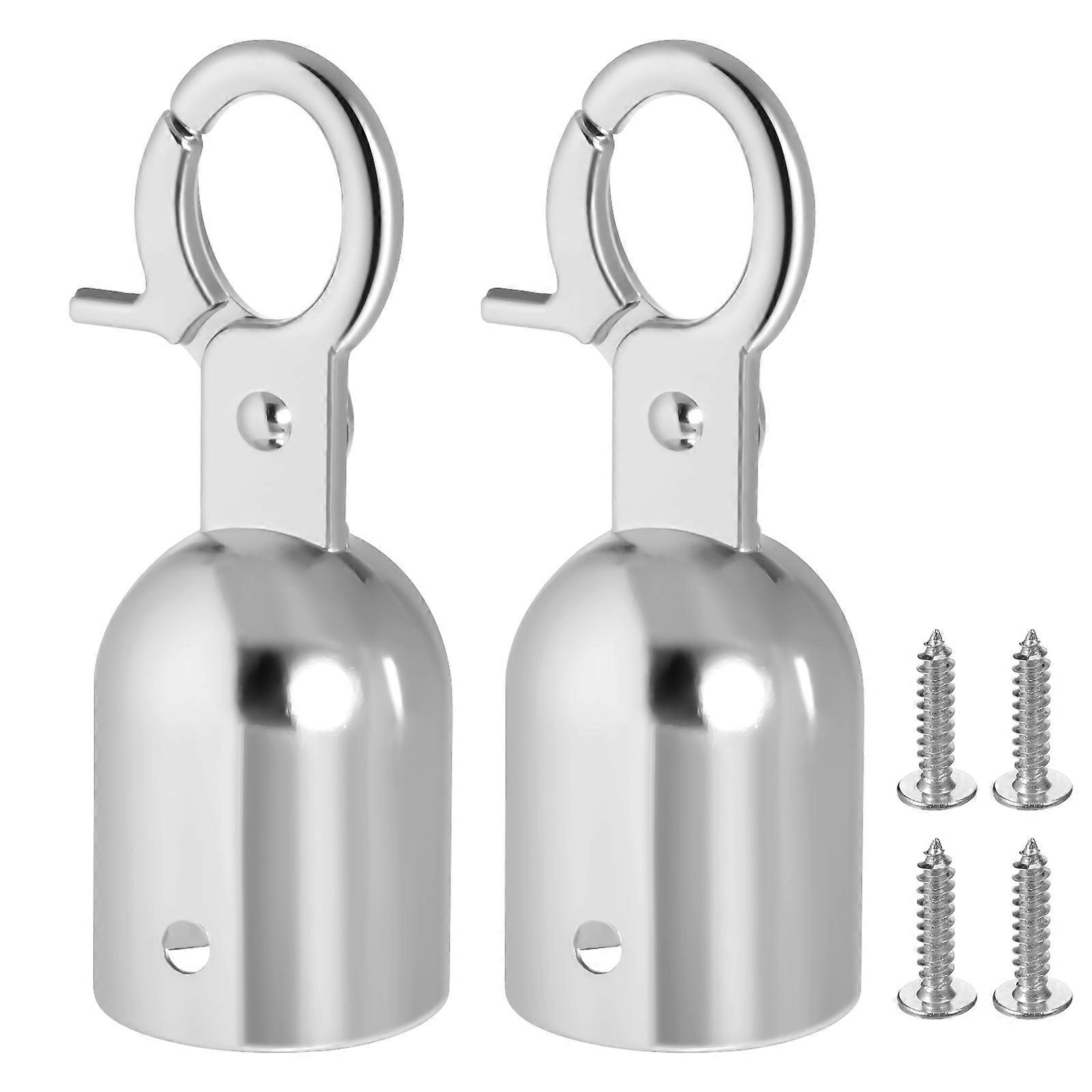 Rope End Tip Connectors, Secure Stainless Steel Clamps for Decking Balustrades