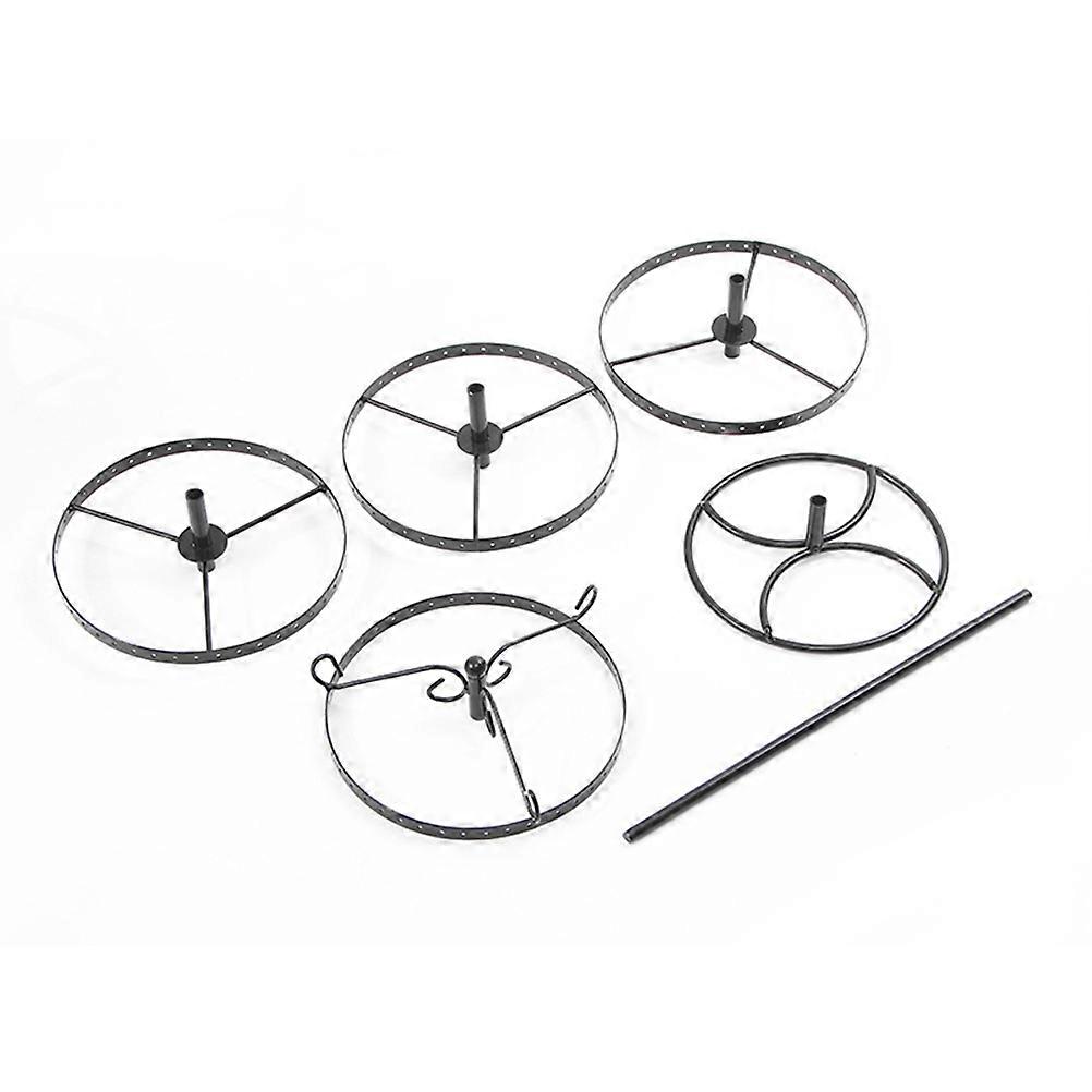 回転ジュエリーディスプレイスタンド耐久性のあるイヤリングラック家庭用および小売用エレガントな収納オーガナイザーブラック