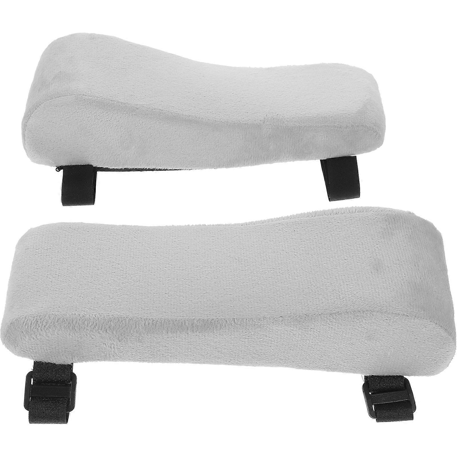 Chair Armrest Cover Pad Polyester Material Home Use Elbow Support Rectangular Simple Design 2Pack
