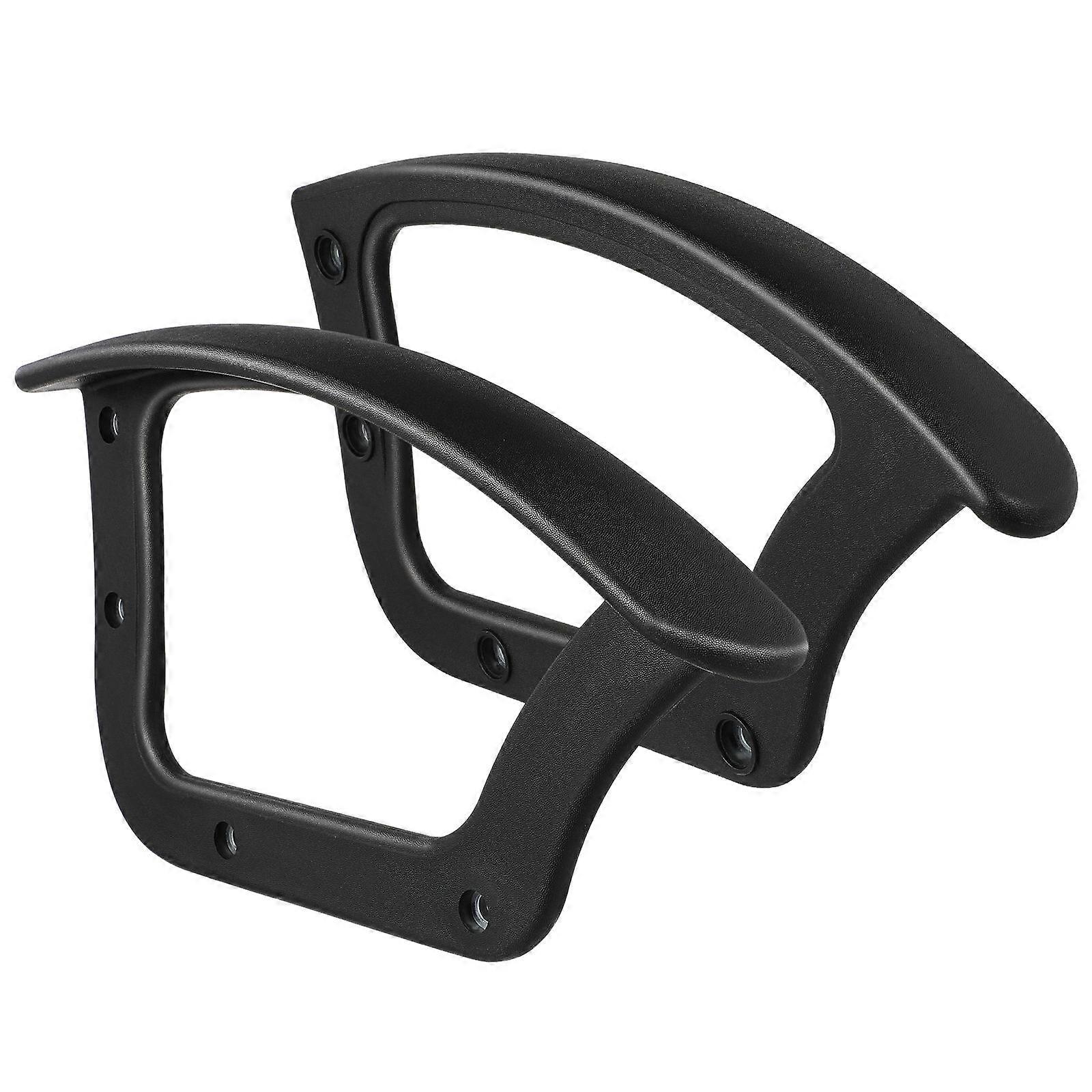 Office Chair Armrest Replacement Rings 2 Pack Plastic Armrest Holders for Computer Chairs Easy Installation Home Office Use