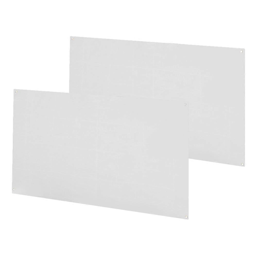Décor de jardin bricolage design décoration extérieure forme rectangulaire 148cm x 90cm polyester 2pcs
