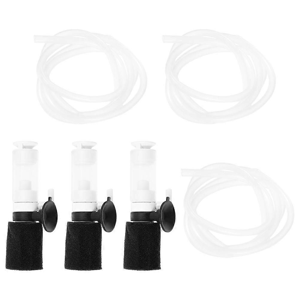 Professional Aquarium Air Pump Convenient Aquarium Air Pump Assorted Color 10X3X3CM Wear-Resistant 3Pcs