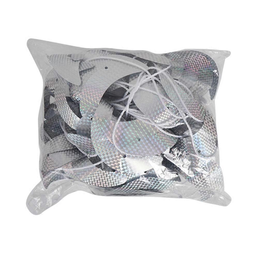 Colorful Rotating Wind Wheel for Farm Orchard Outdoor Decor Reflective Bird Deterrent 1Pack