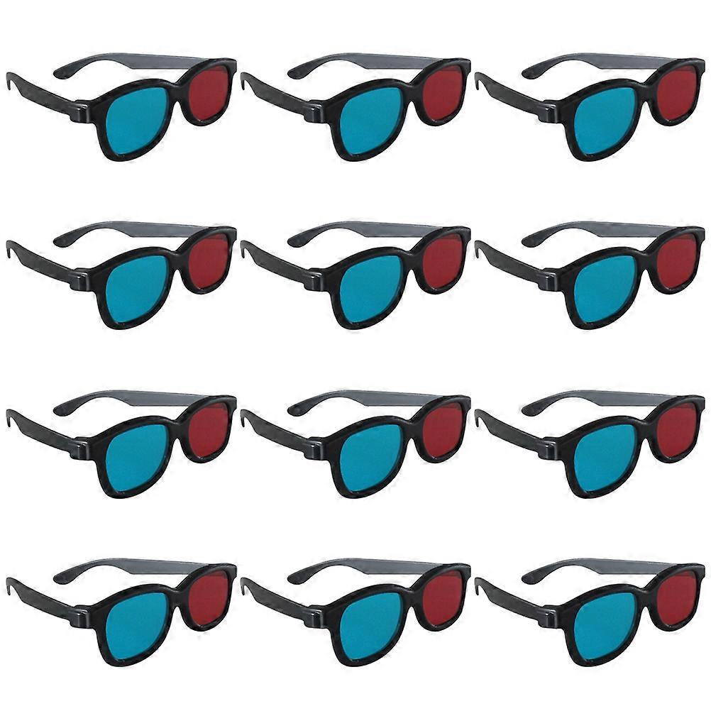 Ifantastics Glasses 3D Viewing Red Blue Lens Black Frame 14.5X12.5X4CM 20Pack