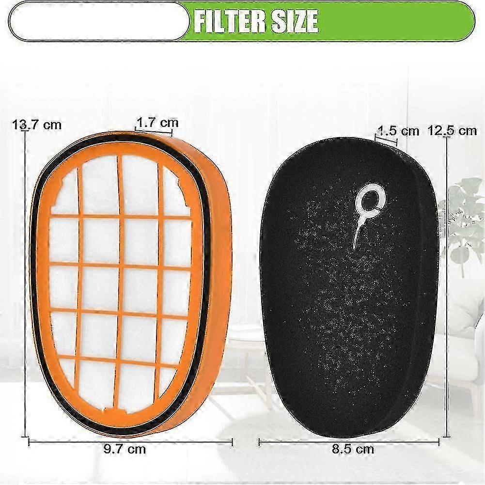 Filter für Philips Speedpro Max Aqua Handheld (4er Pack)