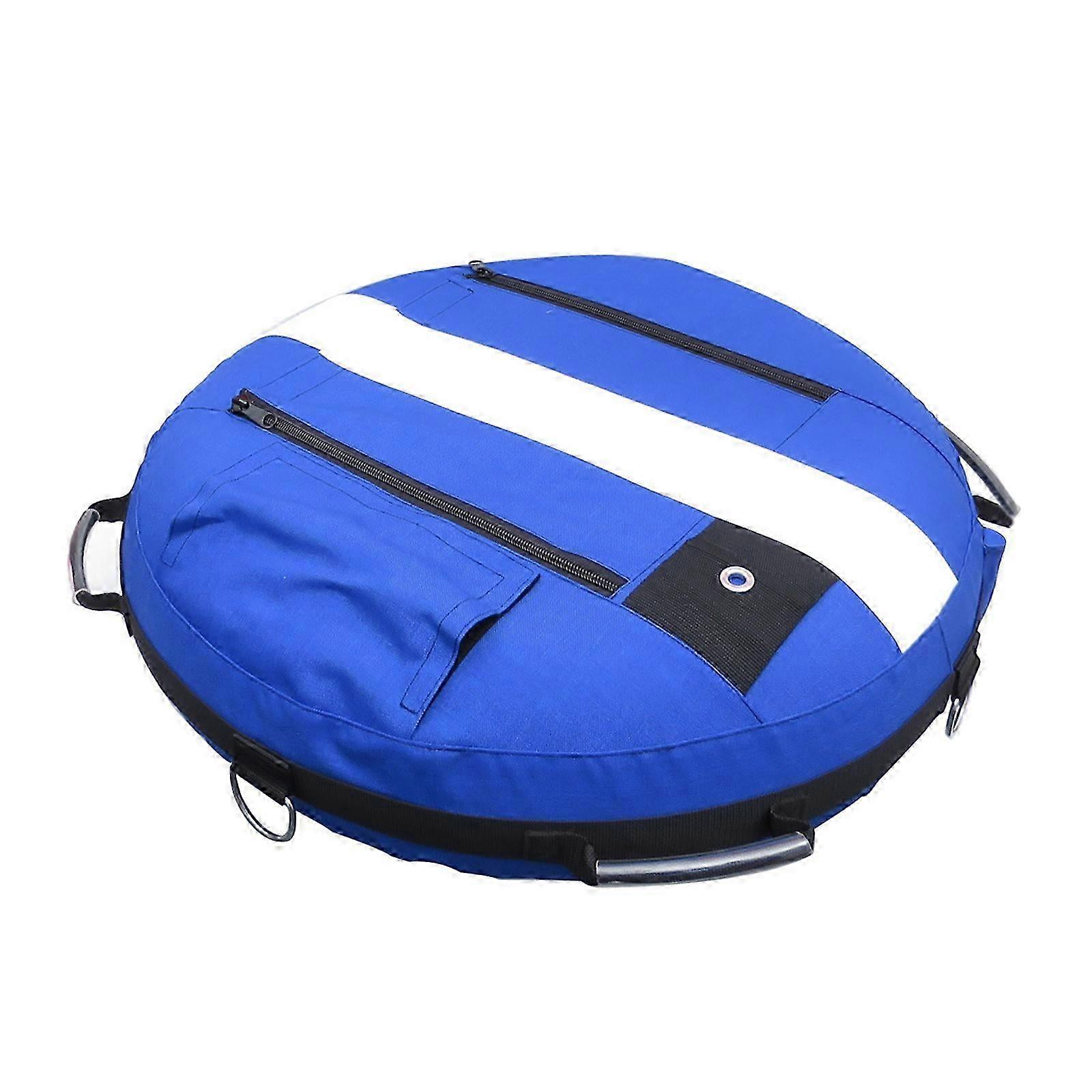 (Blue) Inflatable Dives Float Buoy High Visible Freediving Buoy Inflatable Float Spearfishing Buoy Scubas Diving Surfaces Marker Blue