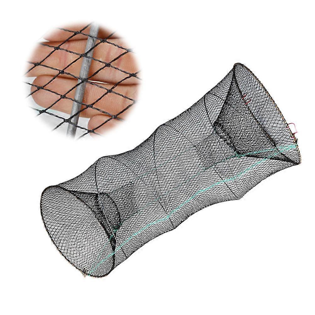 Cast Fishing Net Shrimp Cage For Fish Lobster Prawn Minnow Crayfish Crab With Hand Rope Floating Circle 1Pcs