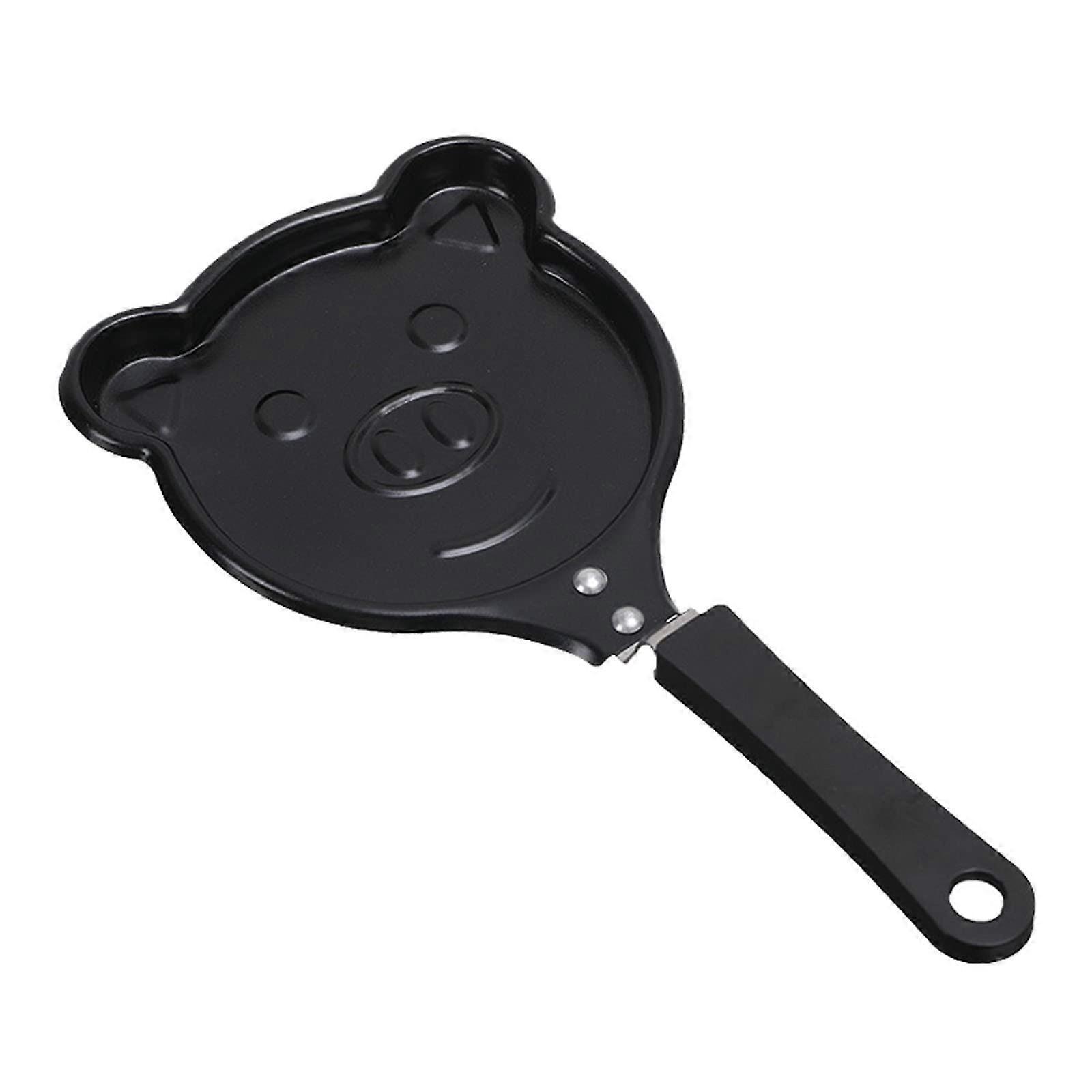 Soup Pot Non-Stick Iron Mini Breakfast Frying Pan 20cm Creative Design for Easy Cooking and Versatile Use