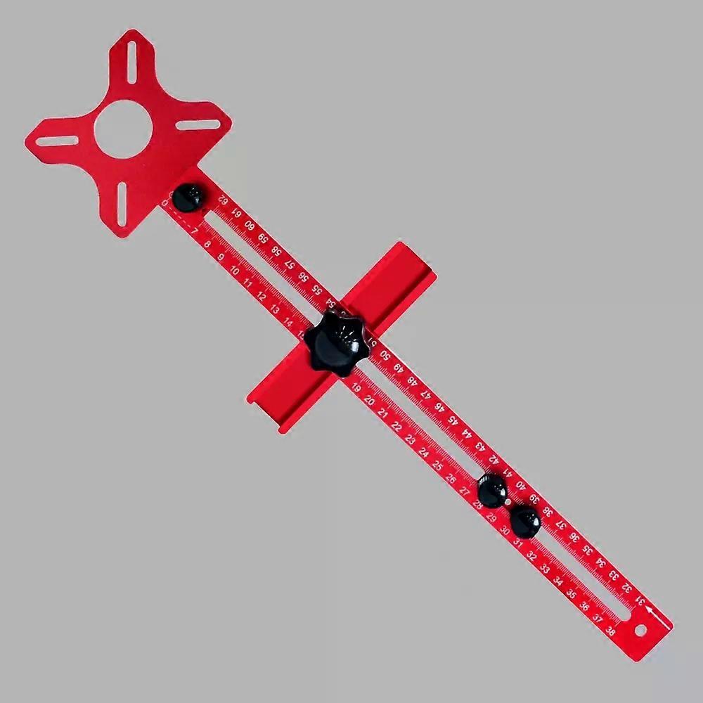 3 in 1 Router Milling Groove Bracket Woodworking Cutting and Milling Circular Auxiliary Tool Aluminum Router Circle Cutting Jig