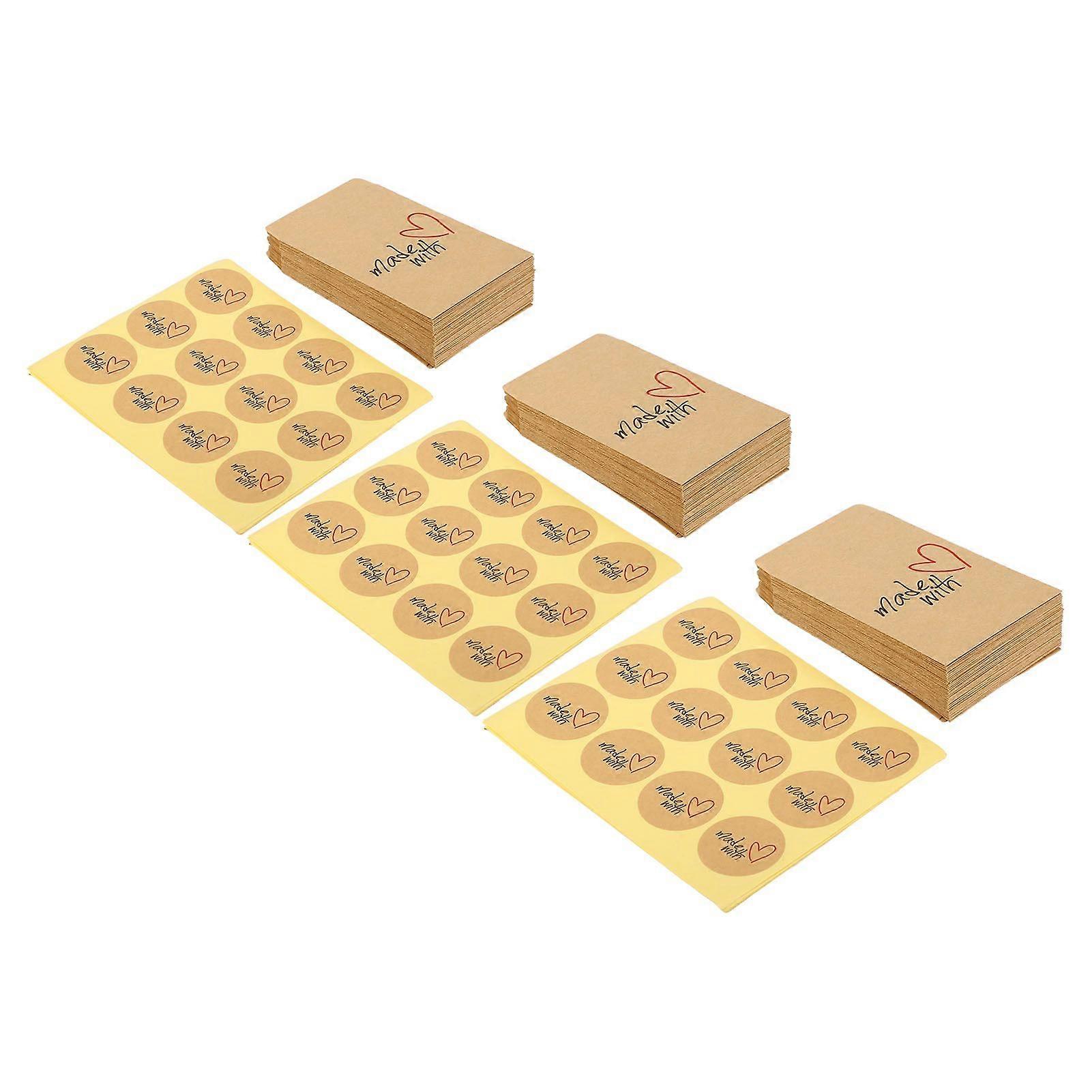 2025 Latest Model  150Pcs Kraft Invitation Envelopes Retro Elegant Small