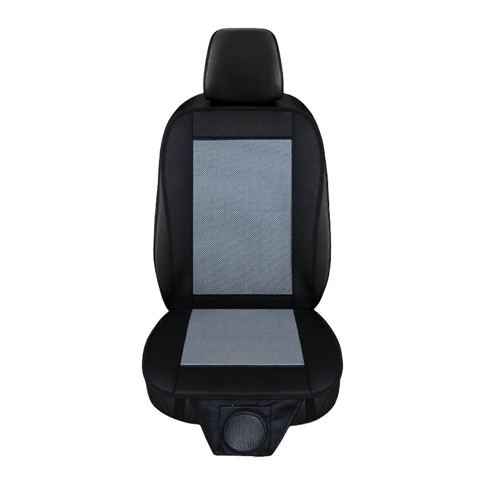 3D Spacer Mesh Car Seats Pad 12V Refrigerated Cooling System Double Speed Fan Airflows Not Slip Designs for Hot Days Use Multicolor