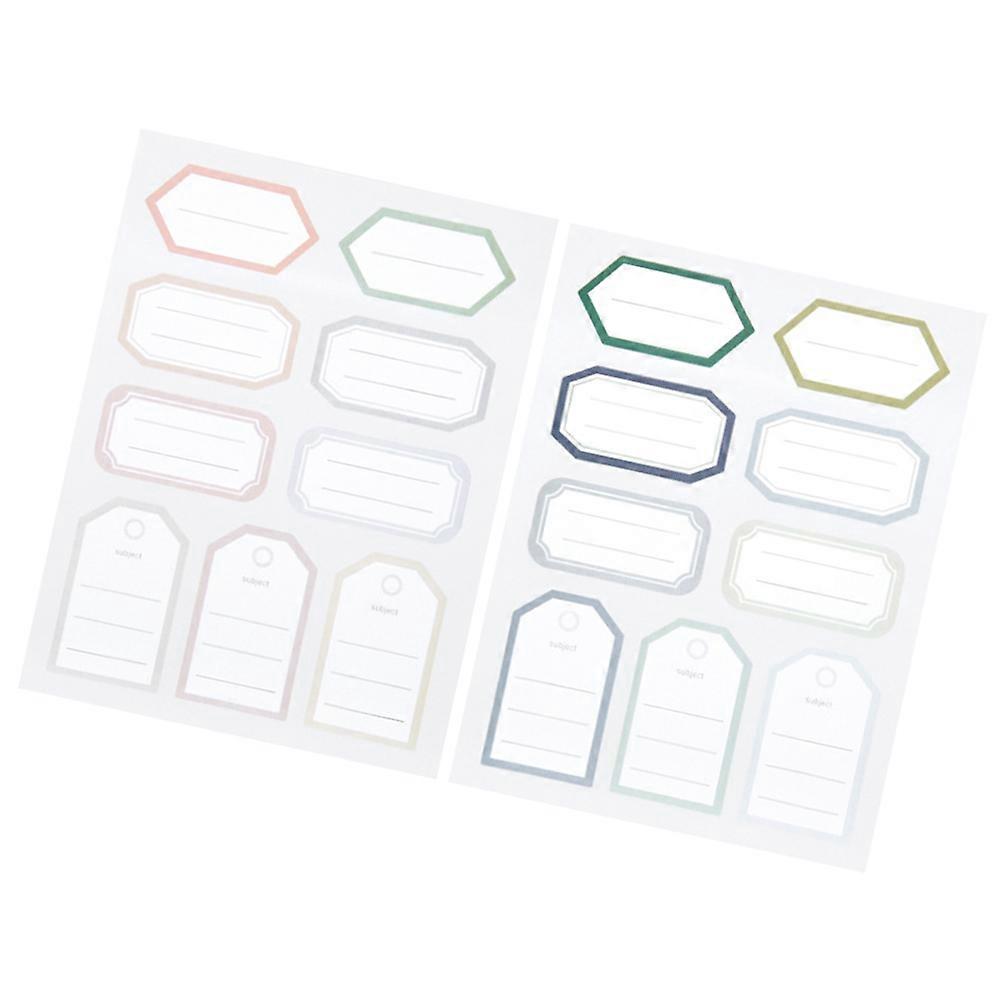 Baby Bottle Labels for Daycare Waterproof Creative Name Stickers Random Color 5 Sheets