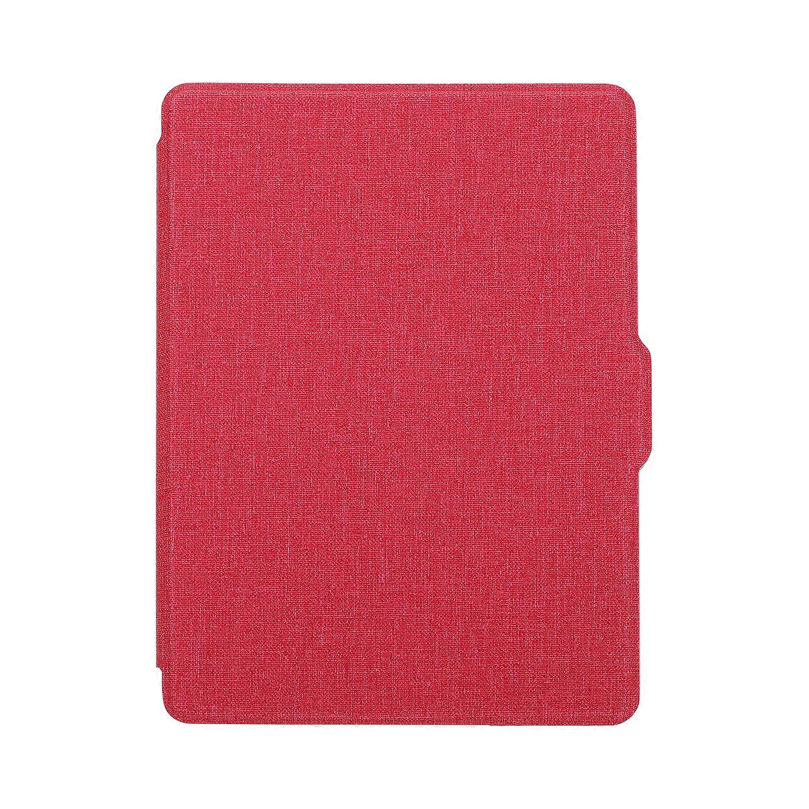 Auto Wake Protective Cover for 8th with Automatic Sleep Wake Function Red Imitation TPU