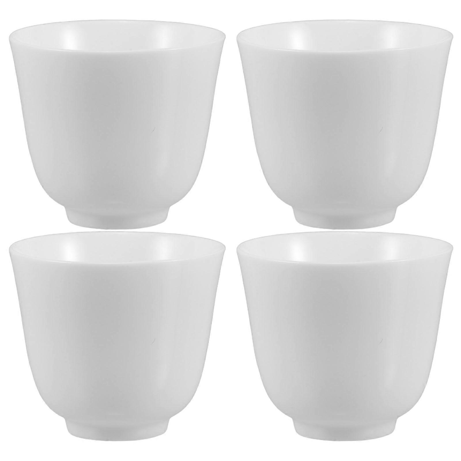 Handmade Ceramic Tea Cups for Chinese Tea Ceremony with 4Pcs Set