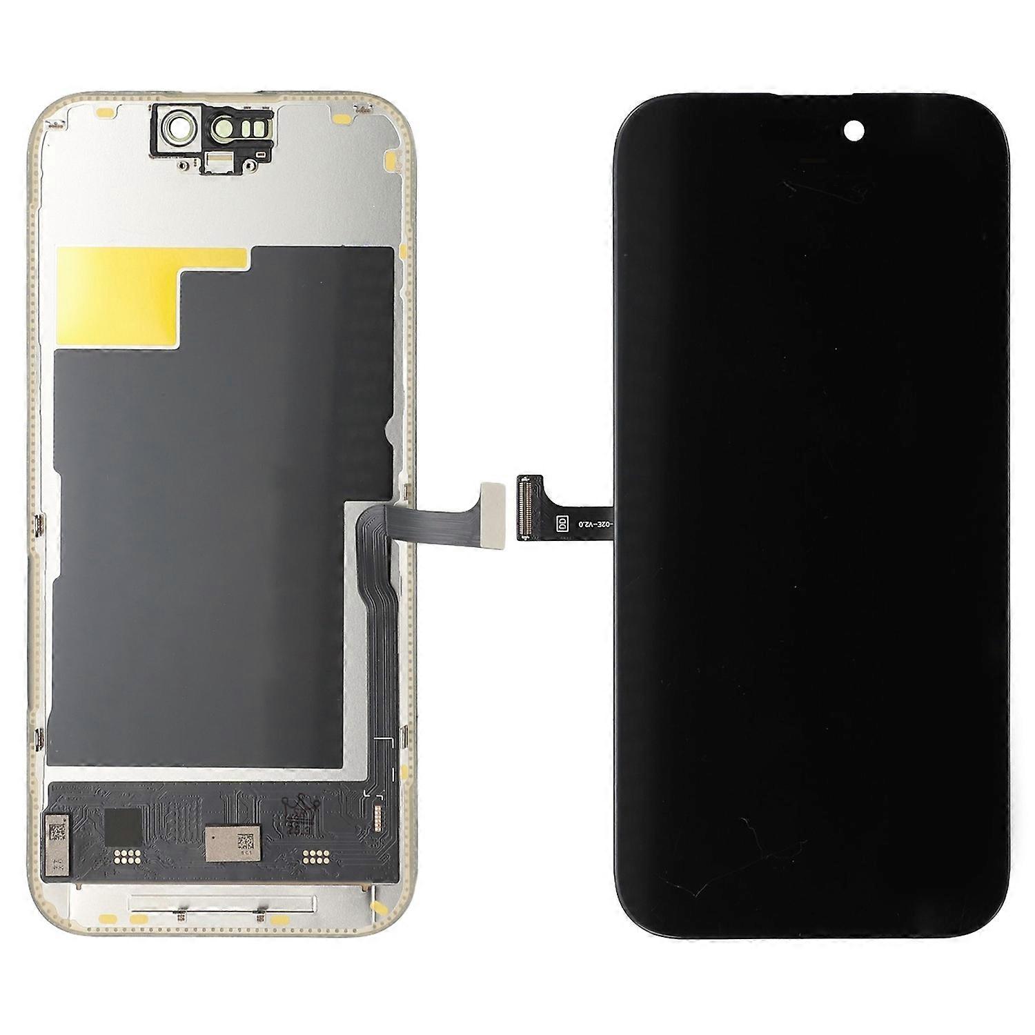 For iPhone 15 Pro Grade C OLED Screen and Digitizer Assembly Replacement Part (Without Logo)