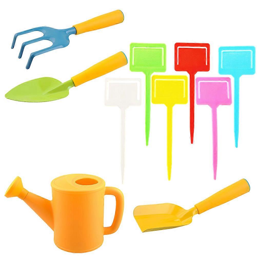 Kids Yard Tools Set Mini Practical For Outdoor Planting 21X65CM Assorted Color 1Set