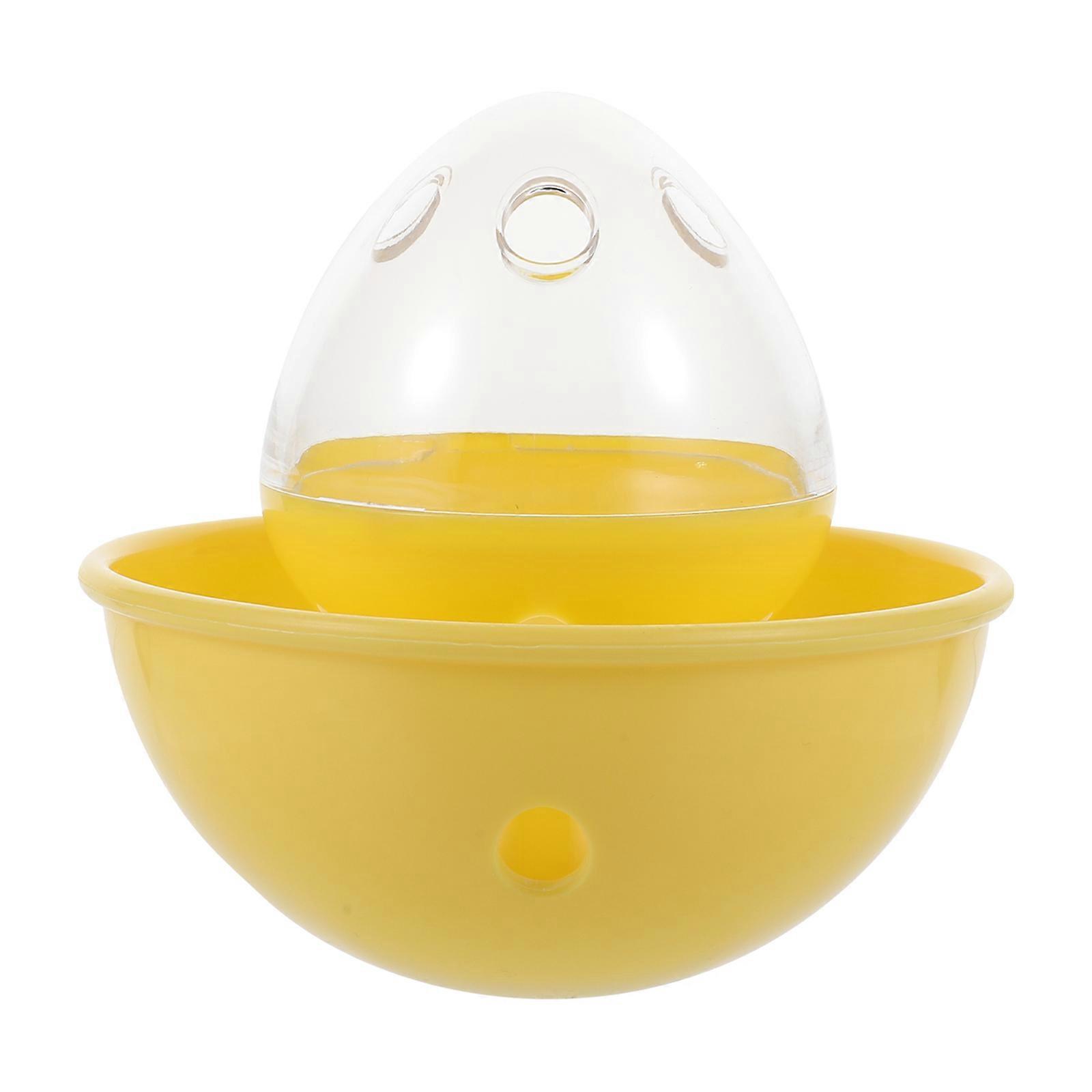 Tumbler Food Leaking Toy Creative Tumbler-style Dog Teething Toy Plastic Prevent Digestion Issues Bright Color 1Pcs