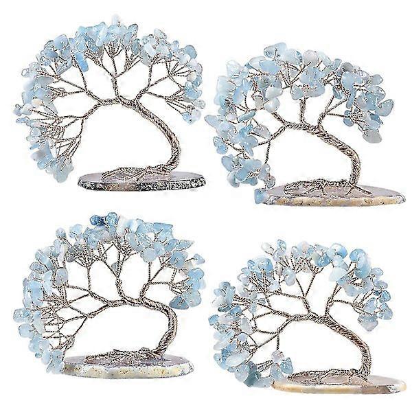 Handmade colored crystal money tree