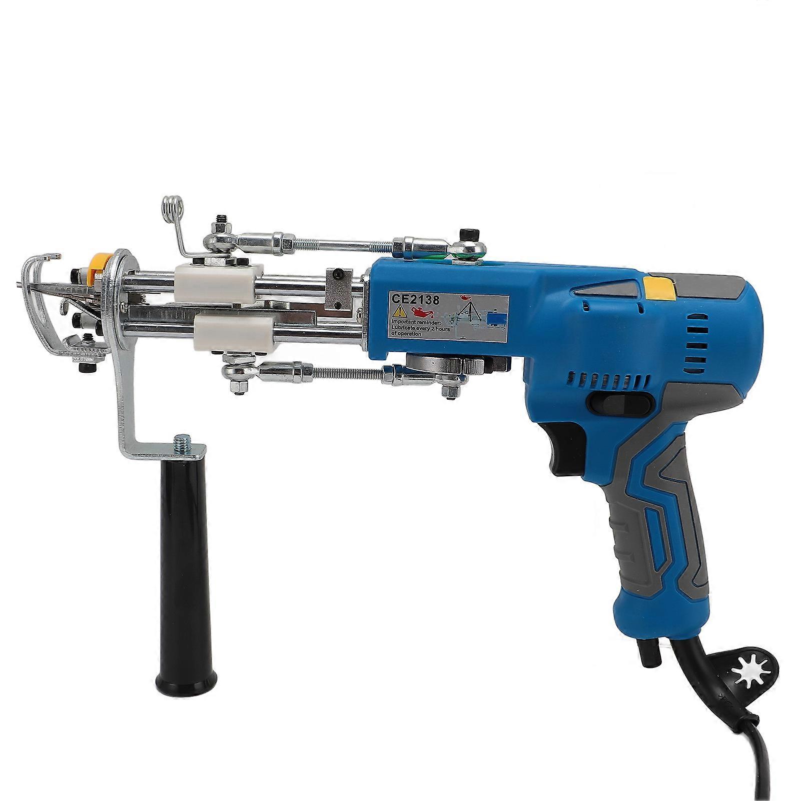 Carpet Tufting Gun Machine Kit Brushless High Power 2 In 1 Cut and Loop Pile Carpet Gun 100‑240V UK Plug