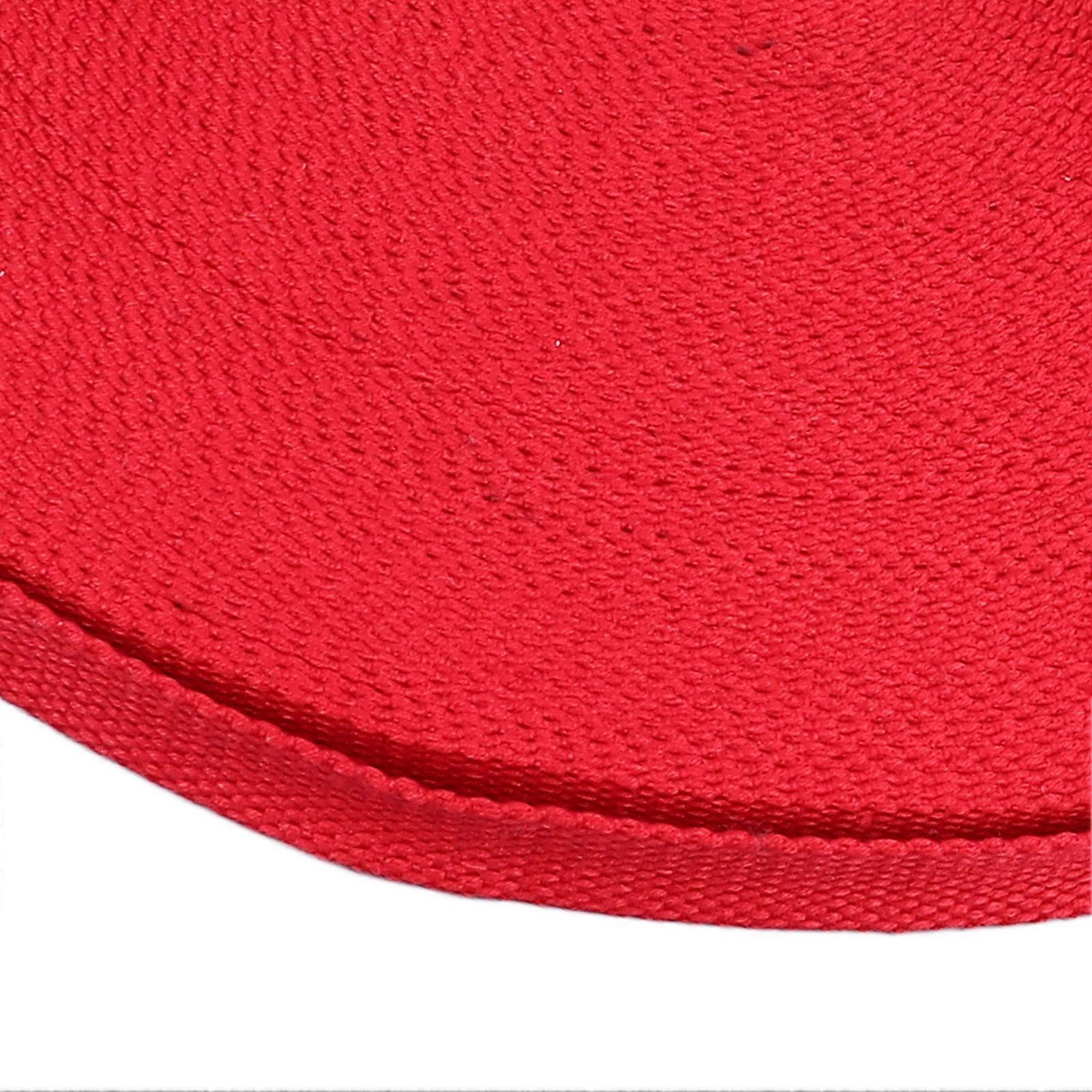 Webbing Straps 50 Yards 1in Wide 0.08in Thick Pure Color Elastic Mediumweight Webbing Ribbon for Craft DIY Repair Red 1in Wide 0.08in Thick