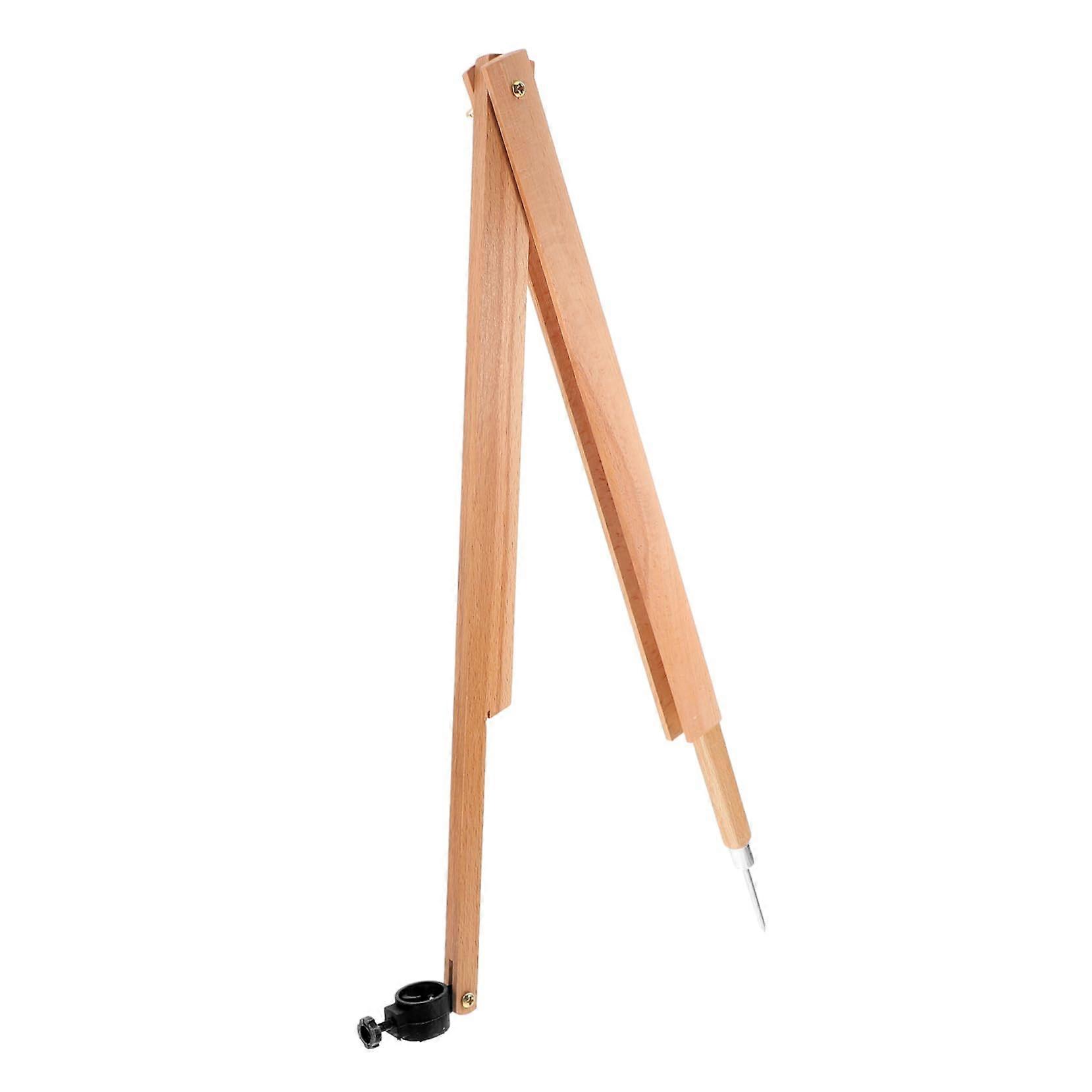 Compass Drawing Tool Set for Geometry Teaching - Beige Wooden Compass for Architecture and Whiteboard Use - Teacher Supplies