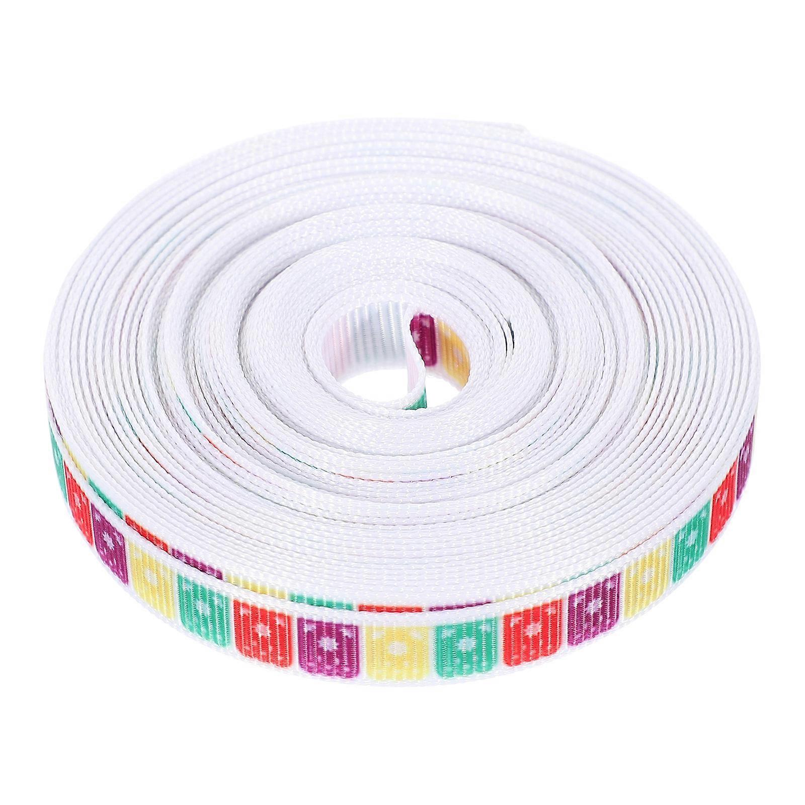 Multi Color Polyester Craft Ribbon for Decor Perfect for Mexican Parties and DIY Projects 1 Roll