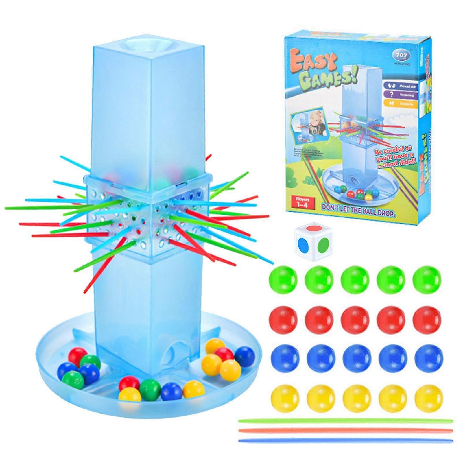 Kerplunk Game Fast Fun Kerplunk for 2 to 4 Players Quick Kerplunk for 2 to 4 Players to Enhance Skills and Interaction Practical and Versatile