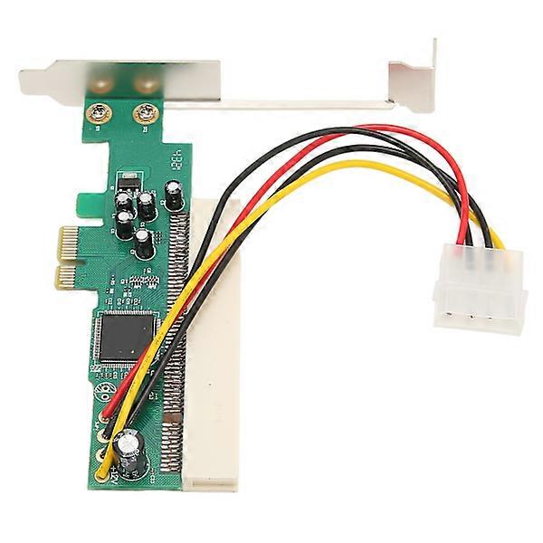 PCI Express to PCI adapter card, 2.5Gbps data transfer, 4-pin power, plug and play