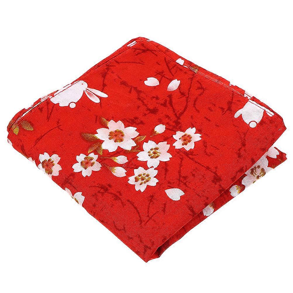 Wrapping Cloth with Beautiful Patterns for Protection Red Color Lightweight Design