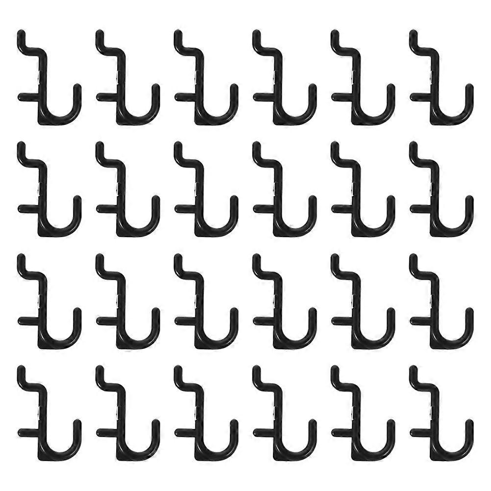 40 pcs Hanging Wall Pegboard Hooks for Garage Storage Plastic Tools Hooks