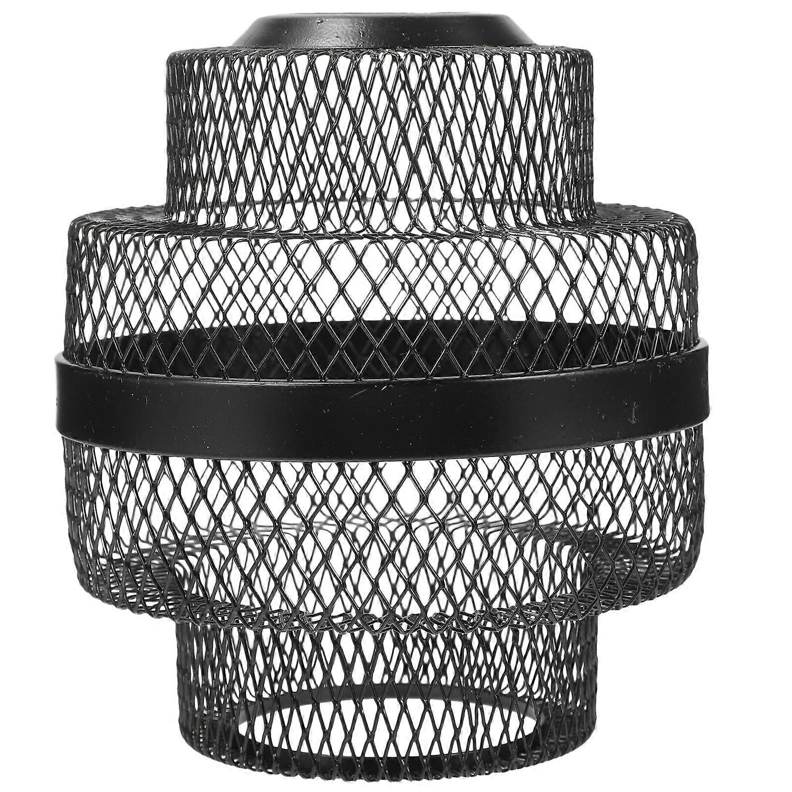Black Iron Lantern Shade for Decorative Lighting Adds Style to Any Room Perfect for DIY Projects