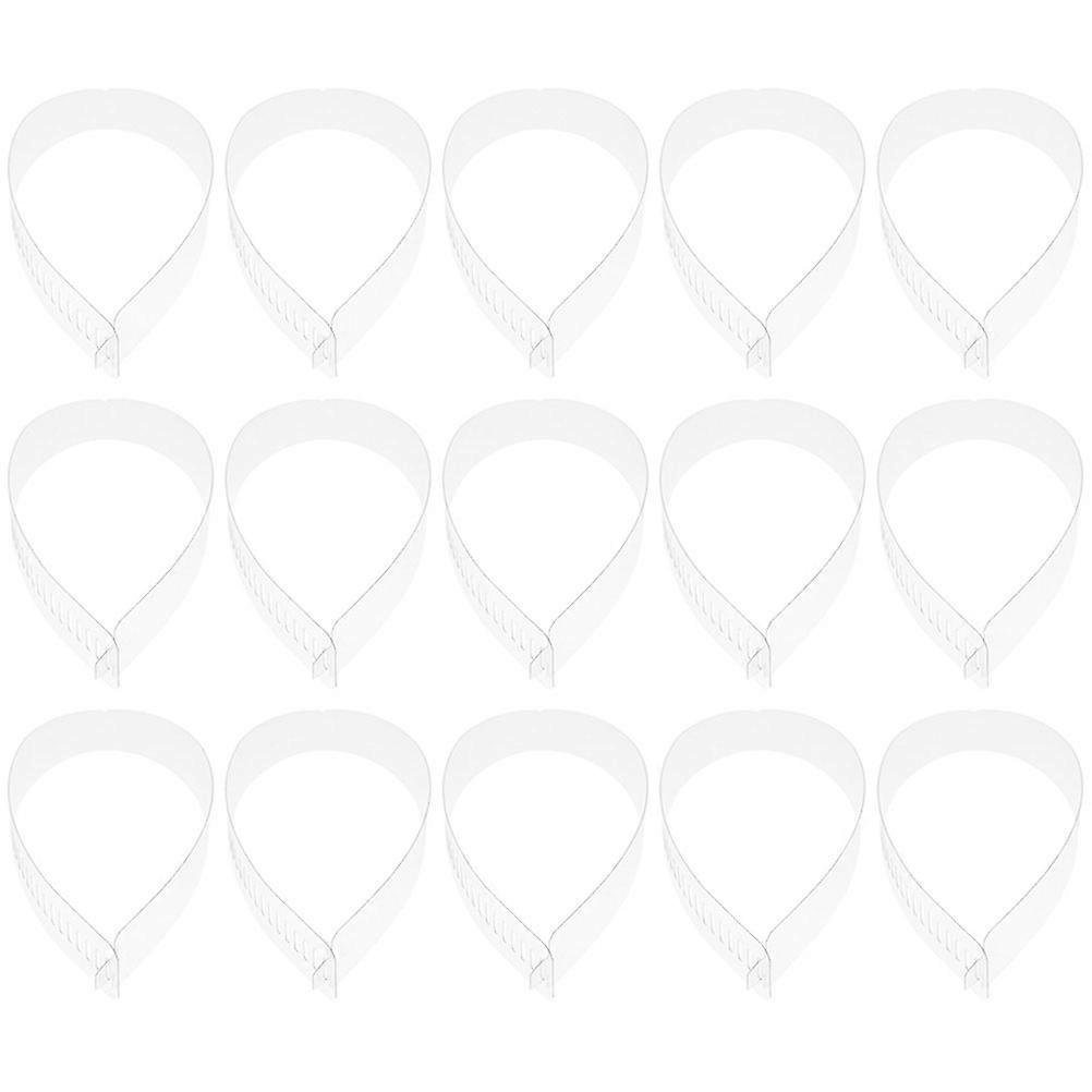 Shirt Collar Support Strips for Blouse Use White Plastic Adjustable and Durable 80pcs