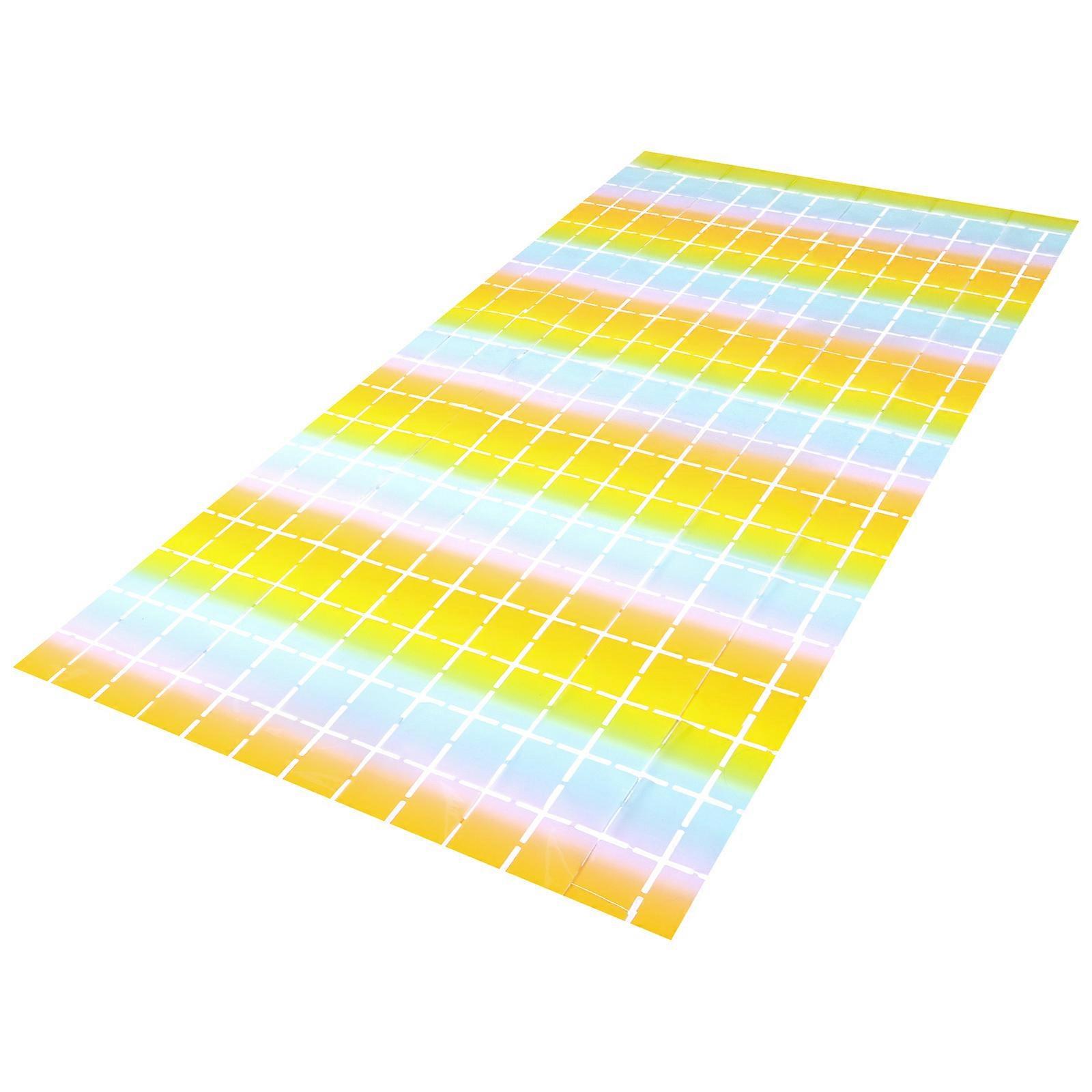 Multicolor Plastic Backdrop for Decor Easy to Clean and Install Perfect for and Events 6.5ft