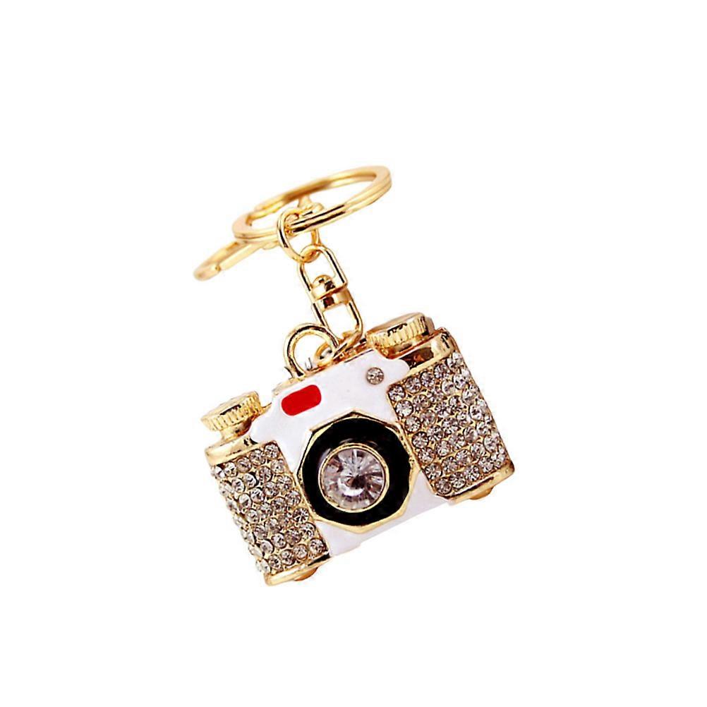 Creative Keychain with Mini Camera Decoration Perfect for Gifts and Key Pendant Multi Color Lightweight Alloy