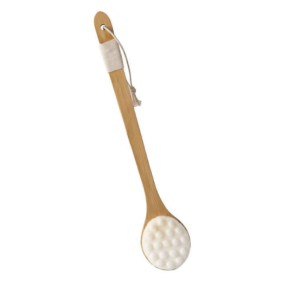 Long Handle Shower Back Scrubber Exfoliating Bath Brush Durable Comfortable Daily Use Body Cleaning