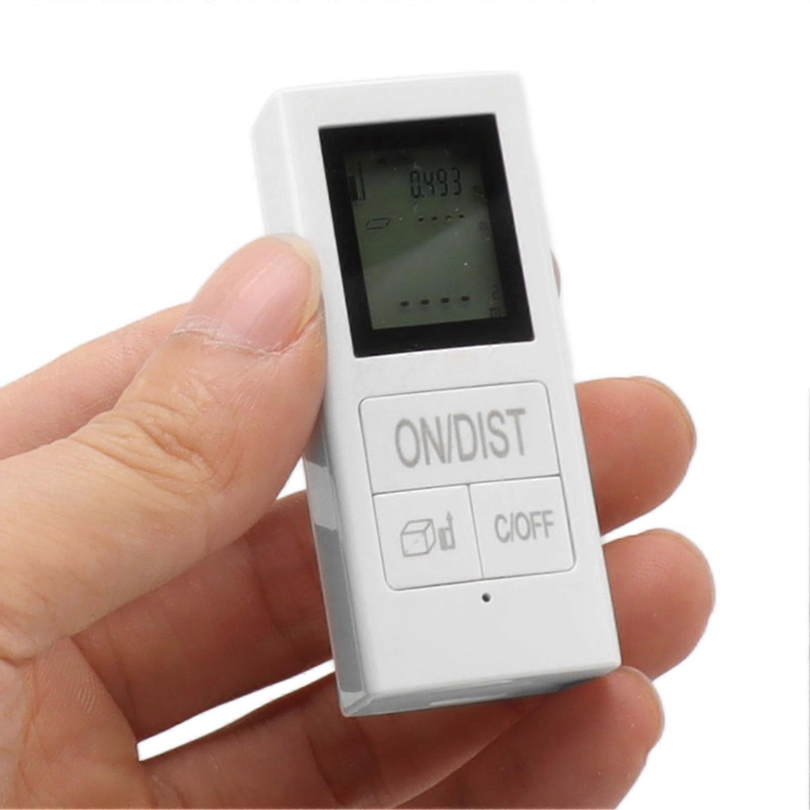 Handheld Infrared Measure Gauge with Intelligent Optical Compensation System Mini Digital Measure Gauge for Measure Distance Area Volume 